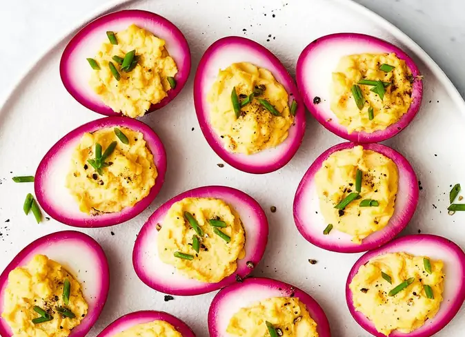 Rödbetsmarinerade ägg – Påsk recept